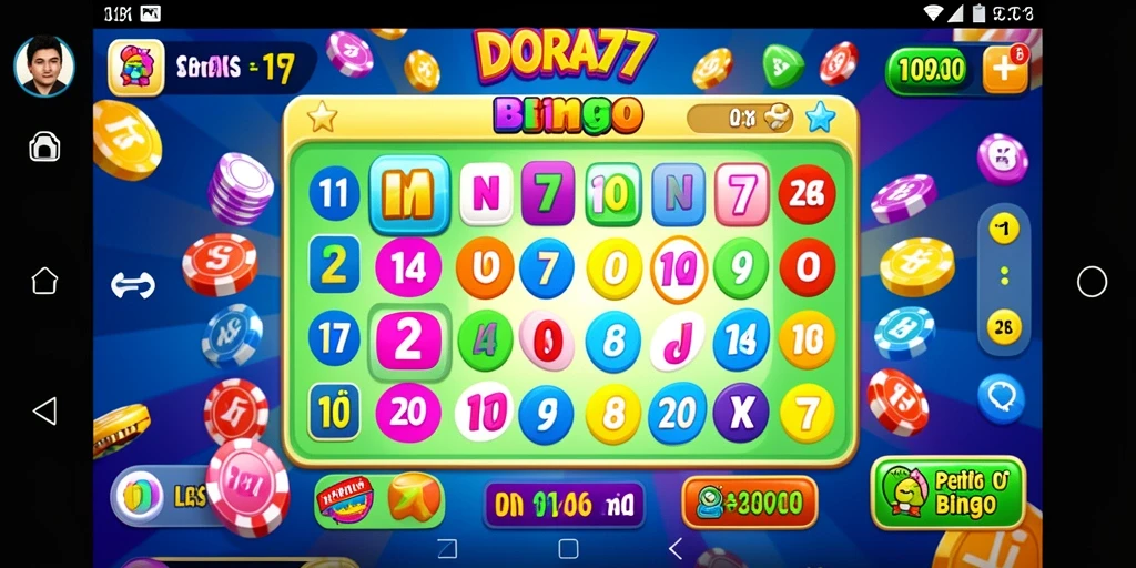 Tampilan gameplay Bingo yang seru dan interaktif di DORA77.