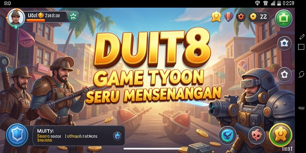 Tampilan gameplay menantang dan menarik dari DUIT8.