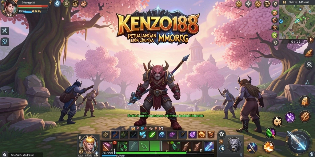 Tampilan gameplay KENZO188 yang mengasyikkan dan penuh aksi.